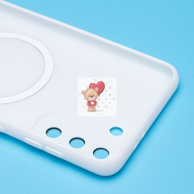 Чехол-накладка для Samsung G996 Galaxy S21+ (белый) - SM020 Matte SafeMag