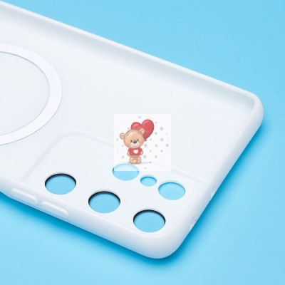 Чехол-накладка для Samsung G998 Galaxy S21 Ultra (белый) - SM020 Matte SafeMag