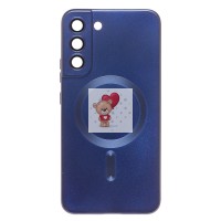 Чехол-накладка для Samsung S906 Galaxy S22+ (темно-синий) - SM020 Matte SafeMag