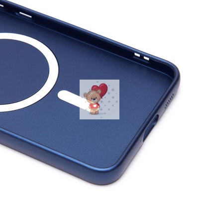 Чехол-накладка для Samsung S906 Galaxy S22+ (темно-синий) - SM020 Matte SafeMag