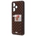 Чехол-накладка для Infinix Hot 30i (кофейный) - SM022 c картхолдером Чехол-накладка для Infinix Hot 30i (кофейный) - SM022 c картхолдером