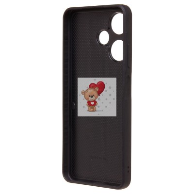 Чехол-накладка для Infinix Hot 30i (кофейный) - SM022 c картхолдером Чехол-накладка для Infinix Hot 30i (кофейный) - SM022 c картхолдером