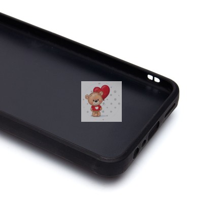 Чехол-накладка для Realme C30 (черный) - SM022 c картхолдером