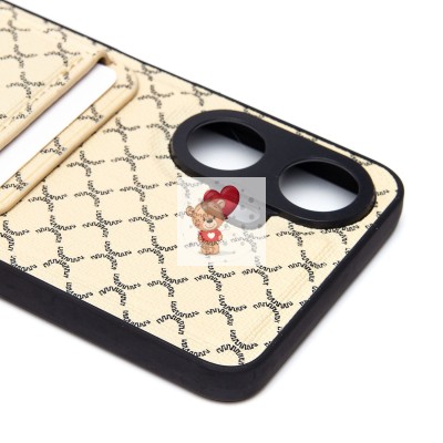 Чехол-накладка для Realme C55 (белый) - SM022 c картхолдером