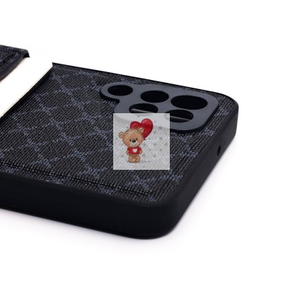 Чехол-накладка для Samsung Galaxy A12 (черный) - SM022 c картхолдером Чехол-накладка для Samsung Galaxy A12 (черный) - SM022 c картхолдером