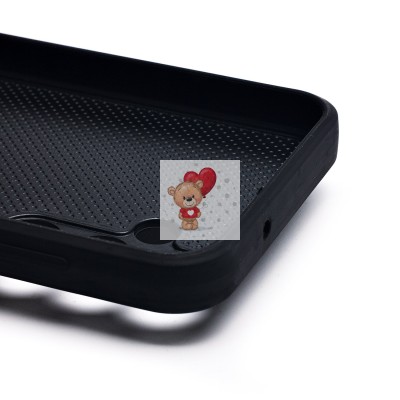 Чехол-накладка для Samsung Galaxy A14 4G (черный) - SM022 c картхолдером