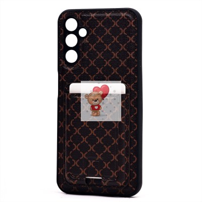 Чехол-накладка для Samsung Galaxy A14 4G (кофейный) - SM022 c картхолдером Чехол-накладка для Samsung Galaxy A14 4G (кофейный) - SM022 c картхолдером