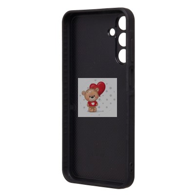 Чехол-накладка для Samsung Galaxy A15 5G (кофейный) - SM022 c картхолдером