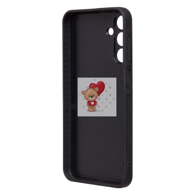 Чехол-накладка для Samsung Galaxy A15 5G (белый) - SM022 c картхолдером