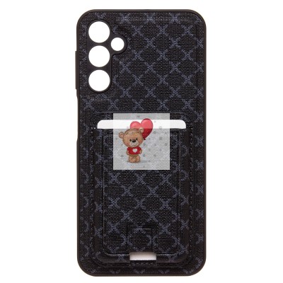 Чехол-накладка для Samsung Galaxy A24 4G (черный) - SM022 c картхолдером Чехол-накладка для Samsung Galaxy A24 4G (черный) - SM022 c картхолдером