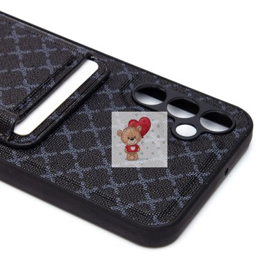 Чехол-накладка для Samsung Galaxy A24 4G (черный) - SM022 c картхолдером Чехол-накладка для Samsung Galaxy A24 4G (черный) - SM022 c картхолдером