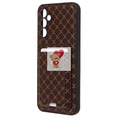 Чехол-накладка для Samsung Galaxy A24 4G (кофейный) - SM022 c картхолдером Чехол-накладка для Samsung Galaxy A24 4G (кофейный) - SM022 c картхолдером