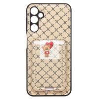 Чехол-накладка для Samsung Galaxy A24 4G (белый) - SM022 c картхолдером Чехол-накладка для Samsung Galaxy A24 4G (белый) - SM022 c картхолдером