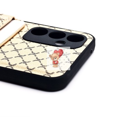 Чехол-накладка для Samsung Galaxy A54 (белый) - SM022 c картхолдером