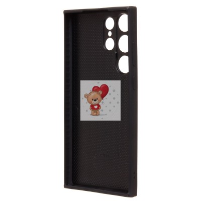 Чехол-накладка для Samsung Galaxy S23 Ultra (белый) - SM022 c картхолдером