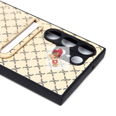 Чехол-накладка для Samsung Galaxy S23 Ultra (белый) - SM022 c картхолдером