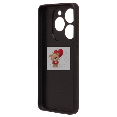 Чехол-накладка для Tecno Spark 20/Spark 20C (белый) - SM022 c картхолдером Чехол-накладка для Tecno Spark 20/Spark 20C (белый) - SM022 c картхолдером