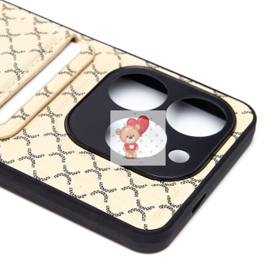 Чехол-накладка для Tecno Spark 20/Spark 20C (белый) - SM022 c картхолдером Чехол-накладка для Tecno Spark 20/Spark 20C (белый) - SM022 c картхолдером