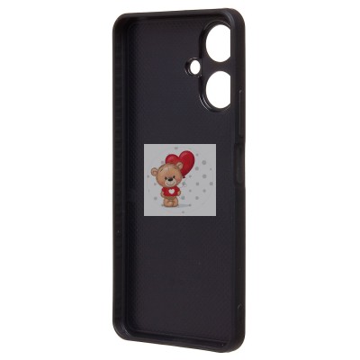 Чехол-накладка для Xiaomi Poco M6 5G (черный) - SM022 c картхолдером Чехол-накладка для Xiaomi Poco M6 5G (черный) - SM022 c картхолдером