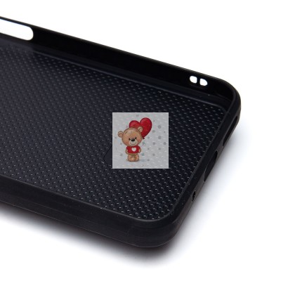 Чехол-накладка для Xiaomi Redmi 12 4G (черный) - SM022 c картхолдером