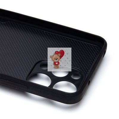 Чехол-накладка для Xiaomi Redmi 12 4G (черный) - SM022 c картхолдером