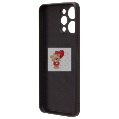 Чехол-накладка для Xiaomi Redmi 12 4G (кофейный) - SM022 c картхолдером