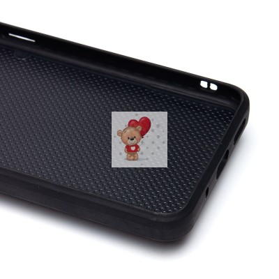 Чехол-накладка для Xiaomi Redmi 12C (черный) - SM022 c картхолдером