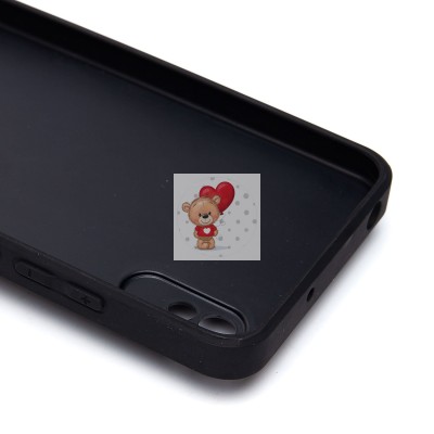 Чехол-накладка для Xiaomi Redmi 9A (черный) - SM022 c картхолдером