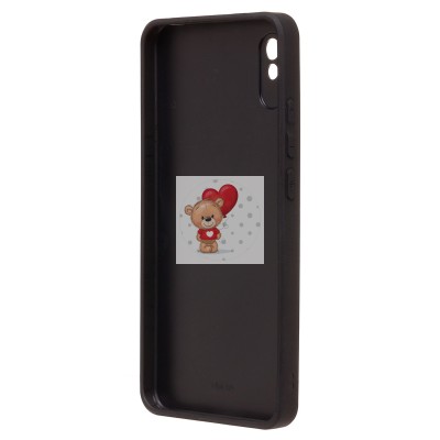 Чехол-накладка для Xiaomi Redmi 9A (белый) - SM022 c картхолдером