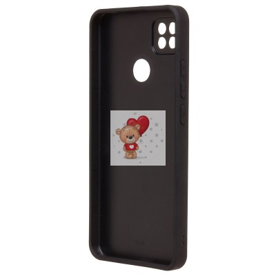 Чехол-накладка для Xiaomi Redmi 9C (белый) - SM022 c картхолдером