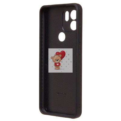 Чехол-накладка для Xiaomi Redmi A1+ (белый) - SM022 c картхолдером