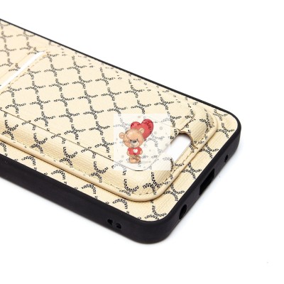 Чехол-накладка для Xiaomi Redmi A1+ (белый) - SM022 c картхолдером