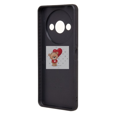 Чехол-накладка для Xiaomi Redmi A3 (белый) - SM022 c картхолдером Чехол-накладка для Xiaomi Redmi A3 (белый) - SM022 c картхолдером