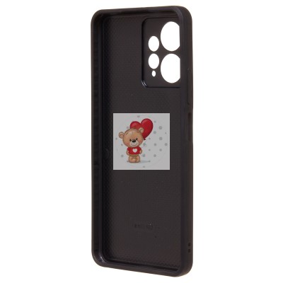 Чехол-накладка для Xiaomi Redmi Note 12 4G (кофейный) - SM022 c картхолдером