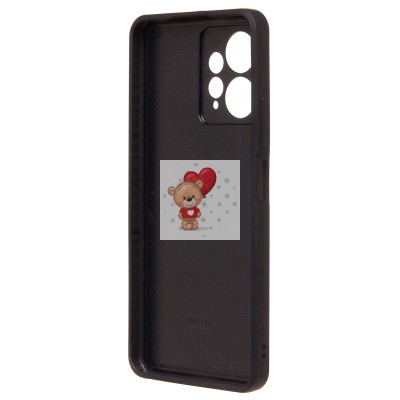 Чехол-накладка для Xiaomi Redmi Note 12 4G (белый) - SM022 c картхолдером