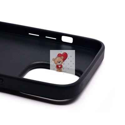 Чехол-накладка для Apple iPhone 14 Pro Max (черный) - SM022 SafeMag c картхолдером