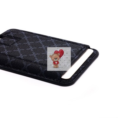 Чехол-накладка для Apple iPhone 14 Pro Max (черный) - SM022 SafeMag c картхолдером