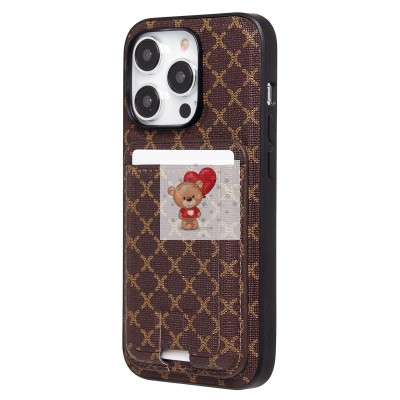 Чехол-накладка для Apple iPhone 14 Pro (кофейный) - SM022 SafeMag c картхолдером Чехол-накладка для Apple iPhone 14 Pro (кофейный) - SM022 SafeMag c картхолдером