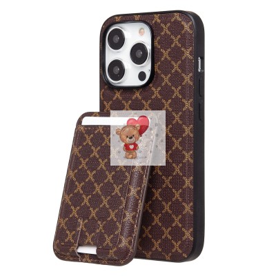 Чехол-накладка для Apple iPhone 14 Pro (кофейный) - SM022 SafeMag c картхолдером Чехол-накладка для Apple iPhone 14 Pro (кофейный) - SM022 SafeMag c картхолдером