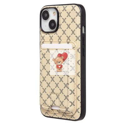 Чехол-накладка для Apple iPhone 14 (белый) - SM022 SafeMag c картхолдером Чехол-накладка для Apple iPhone 14 (белый) - SM022 SafeMag c картхолдером