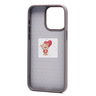 Чехол-накладка для Apple iPhone 15 Pro Max (титановое золото) - SM023 SafeMag