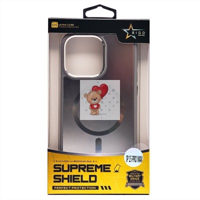 Чехол-накладка для Apple iPhone 15 Pro Max (титановое золото) - SM023 SafeMag