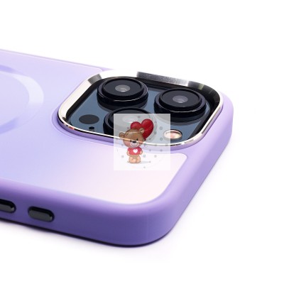 Чехол-накладка для Apple iPhone 15 Pro Max (светло-фиолетовый) - SM023 SafeMag