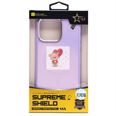 Чехол-накладка для Apple iPhone 15 Pro Max (светло-фиолетовый) - SM023 SafeMag