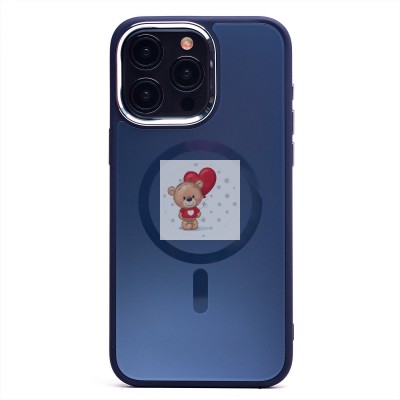 Чехол-накладка для Apple iPhone 15 Pro Max (ночной синий) - SM023 SafeMag Чехол-накладка для Apple iPhone 15 Pro Max (ночной синий) - SM023 SafeMag