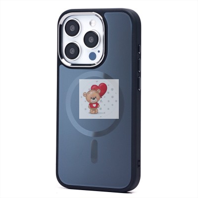 Чехол-накладка для Apple iPhone 15 Pro (галактический черный) - SM023 SafeMag