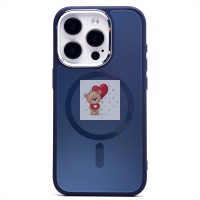 Чехол-накладка для Apple iPhone 15 Pro (ночной синий) - SM023 SafeMag