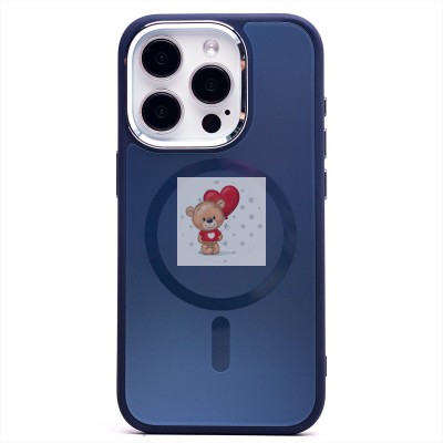 Чехол-накладка для Apple iPhone 15 Pro (ночной синий) - SM023 SafeMag