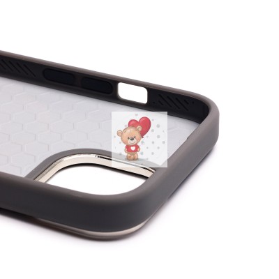 Чехол-накладка для Apple iPhone 15 (титановое золото) - SM023 SafeMag