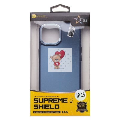 Чехол-накладка для Apple iPhone 15 (ночной синий) - SM023 SafeMag